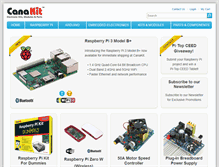 Tablet Screenshot of canakit.com